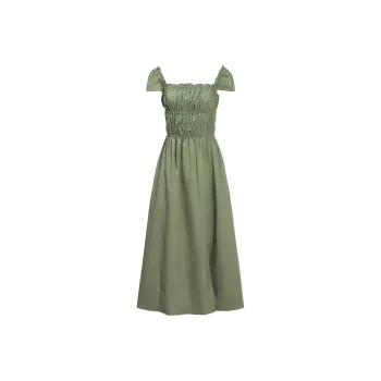 Altuzarra Lily Cotton Midi Dress