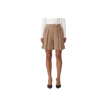 MaxMara Jessica Pleat Detailed Shorts