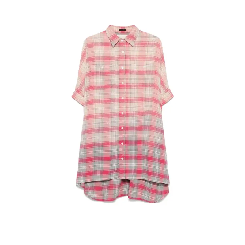 R13 Plaid-check Day Dress-0