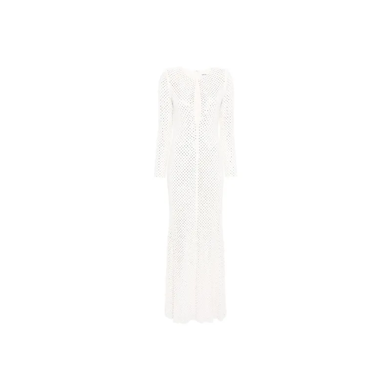 Self-portrait Embellished Keyhole Maxi Dress-0