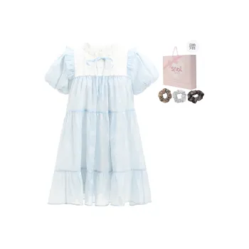 SNBL Short Sleeved Dress Women's Blue