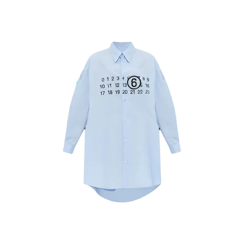 MM6 Maison Margiela Logo print Cotton Dress-0