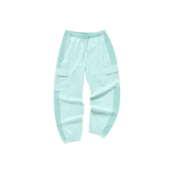 FILA Knitted Sweatpants Women's Paste Gray Green