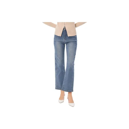 Hush Puppies Jeans Women's Gray Blue
