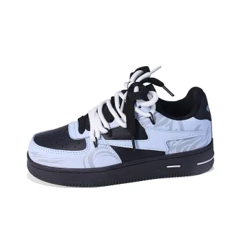 BPLB Low Top Skateboard Shoes Unisex Snake Shadow