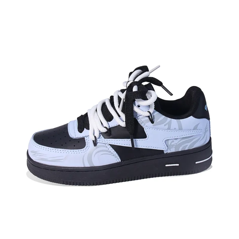 BPLB Low Top Skateboard Shoes Unisex Snake Shadow-0
