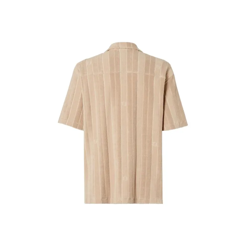 FENDI Shirts Men Beige-1