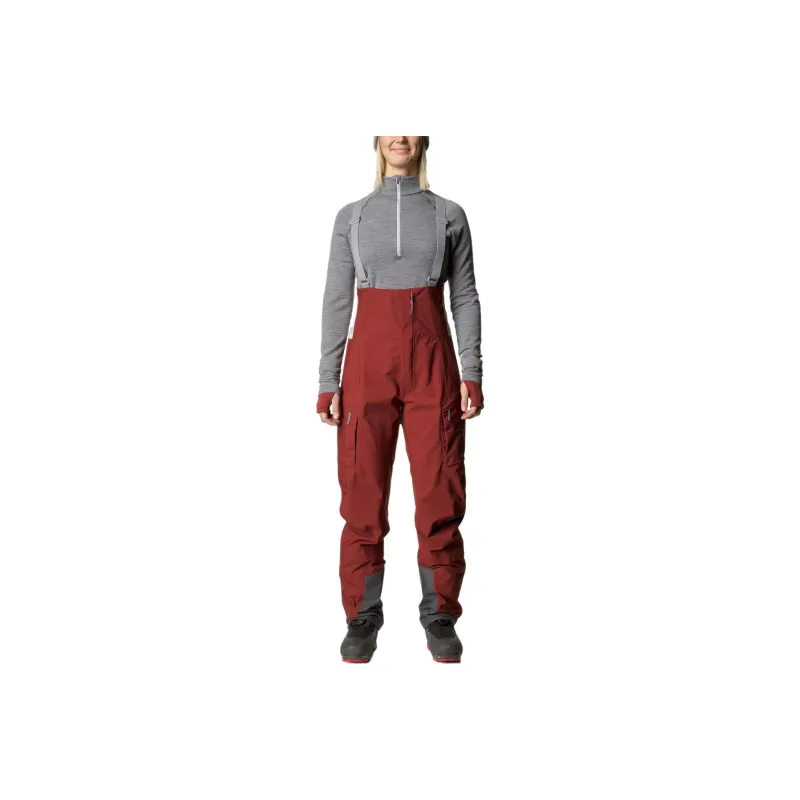 Houdini W's Rollercoaster Bib Pants Overalls Women's Deep Red-0