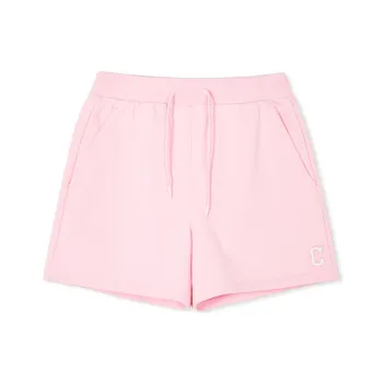 MLB SS23 Heart Series Cleveland Indians Casual Shorts Women's Light Pink