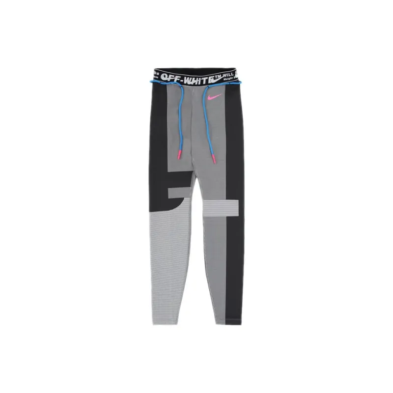 OFF WHITE X Nike Women's Easy Run Tight Vast Grey-0