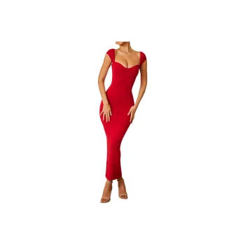 OH POLLY DOLCEZZA Short-Sleeved Dresses Women's Red/Red