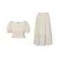 Clothing Sets (Warm Beige Top+Skirt)