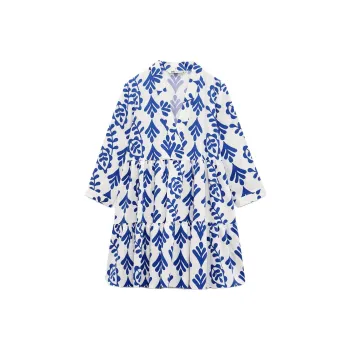 ZARA Long-Sleeved Dresses Women's White