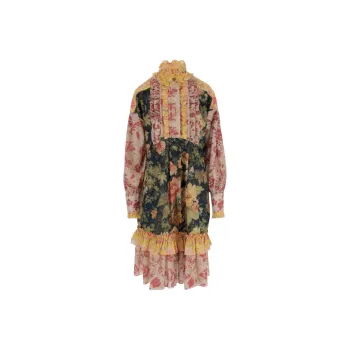 Valentino SS25 Long Sleeved Dresses Women's Multicolor