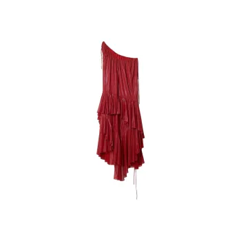 Burberry Sleeveless Dress Women's Red