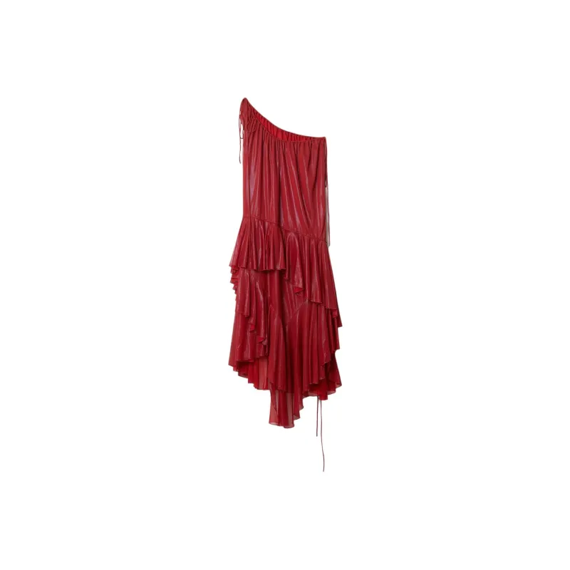 Burberry Sleeveless Dress Women's Red-0