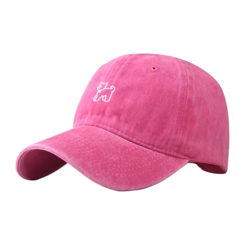 Banner The Piggy Washed Cotton Baseball Caps Unisex-4