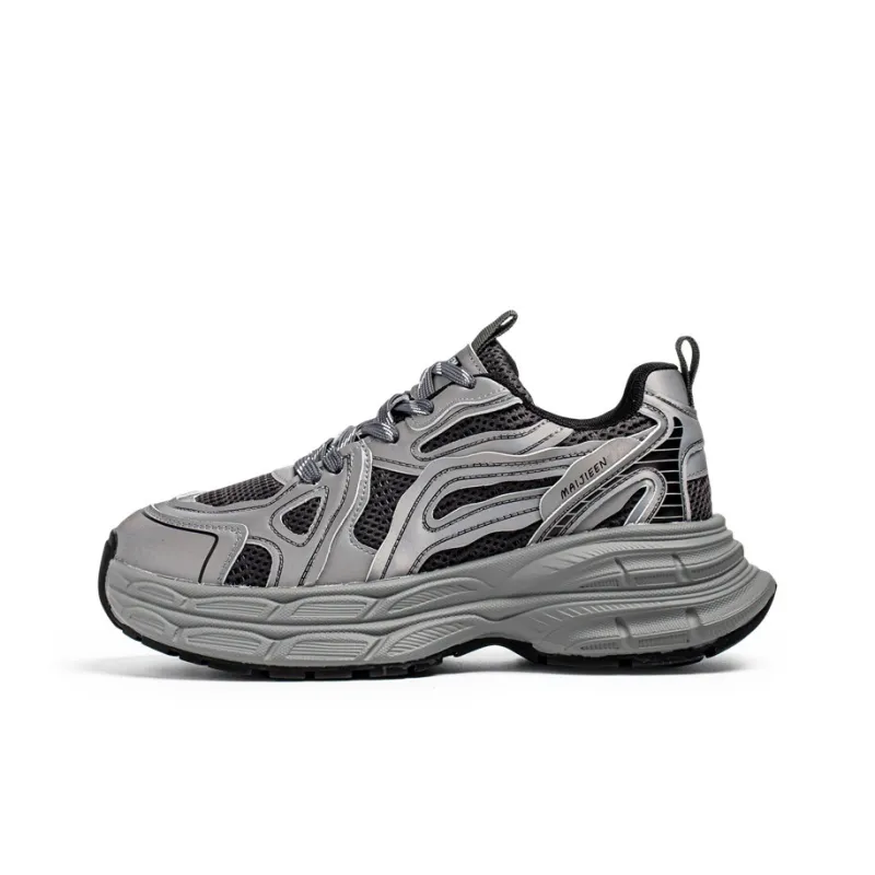 JKEM Cushioning, Slip Resistant, And Abrasion Resistant Low Top Chunky Sneakers Men's-9