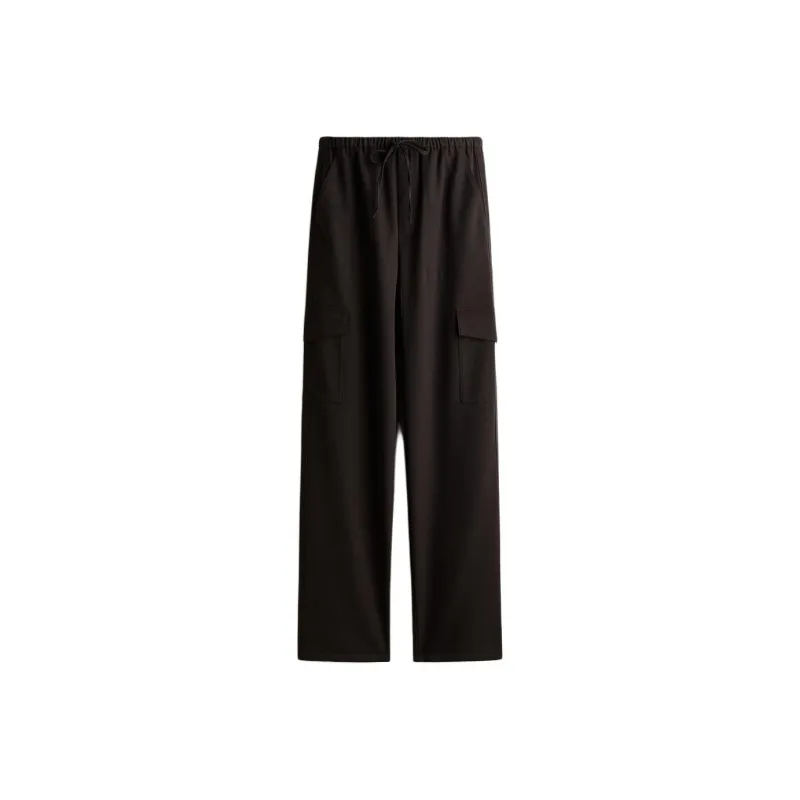 H&M Cargo Pants Women's Dark Brown-0