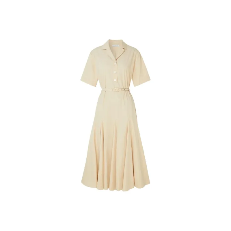 Emilia Wickstead Short-Sleeved Dresses Women's Nude-0