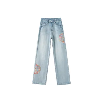 Garbege Jeans Women's Light Blue