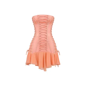 HOUSE OF CB SIRENA Sleeveless Dress Women's SORBET/Ice Cream Color