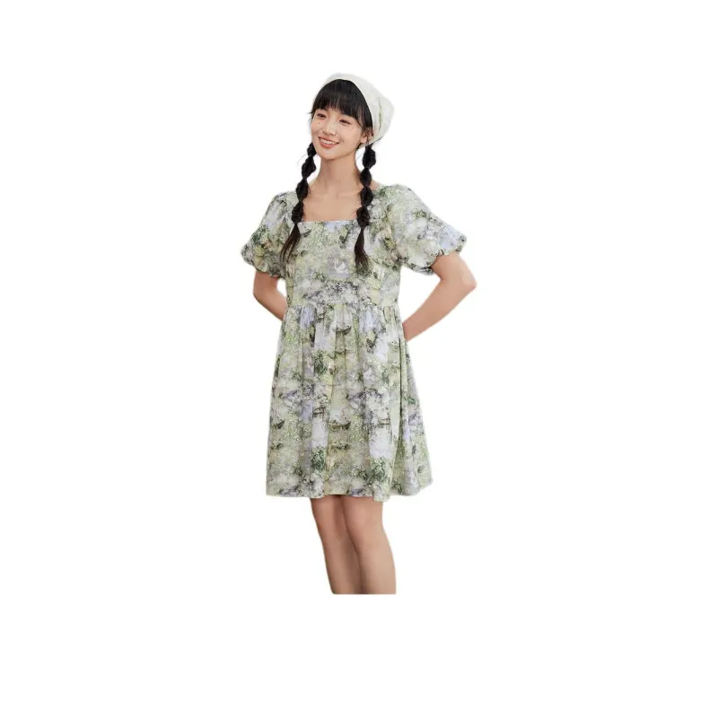 ZIHAN Short Sleeved Dress Women's-3