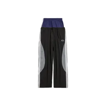 Balenciaga Cut Up Tracksuit Pants 'Black'