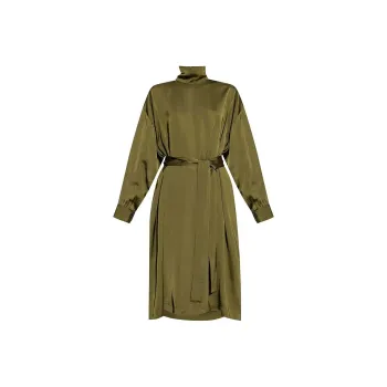 Fabiana Filippi Stand up Collar Dress