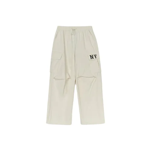 MLB New York Yankees Cargo Pants Women's Linen Cream