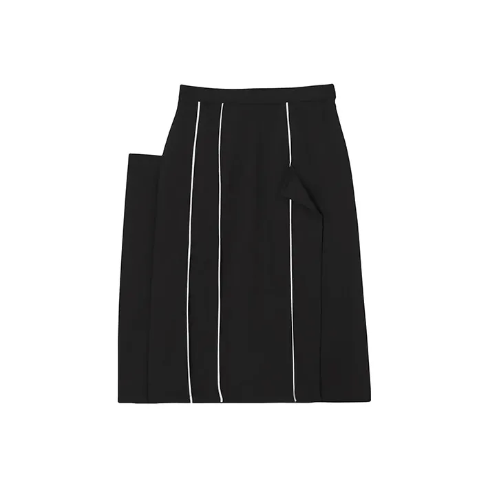 Burberry FW21 Casual Long Skirts Women's Black-0
