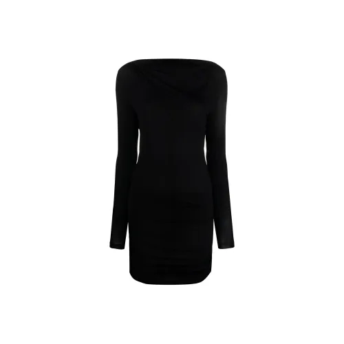 VERSACE JEANS COUTURE Long-Sleeved Dresses Women's Black