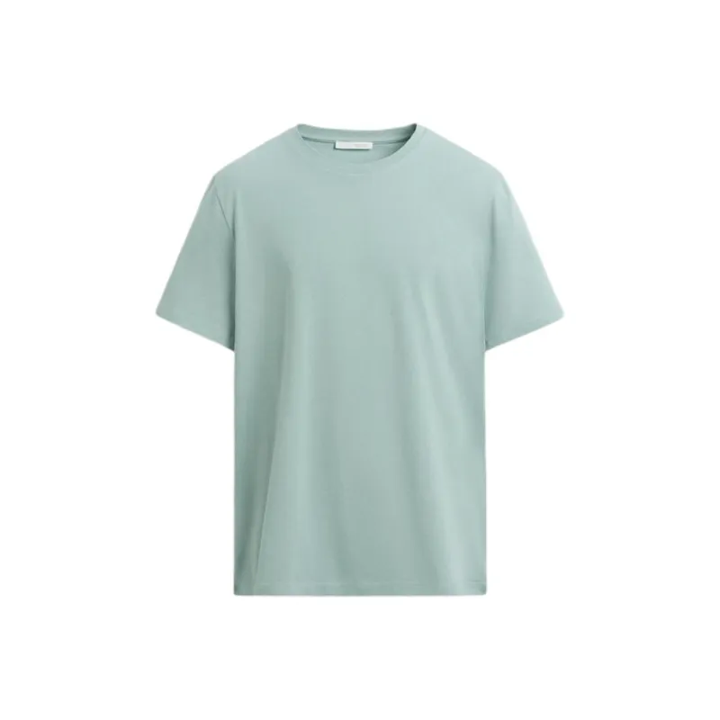 ZARA T Shirts Men Light Green-0