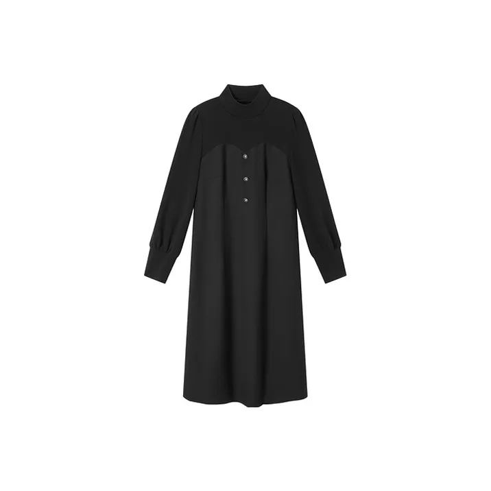 FINITY Long Sleeved Dresses Women's Black-0