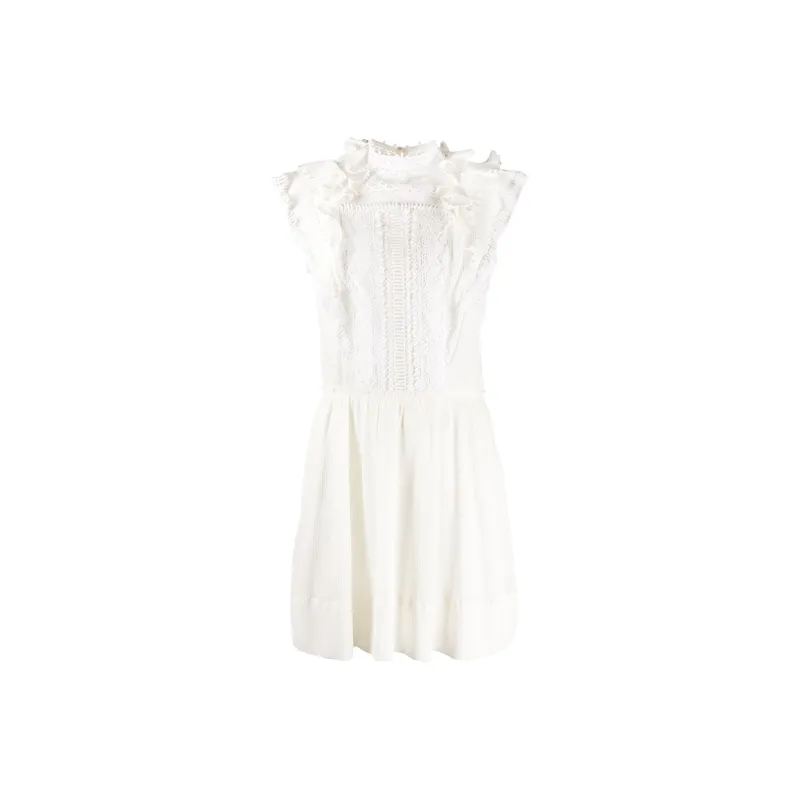 ISABEL MARANT Lace detail Mini Dress-0