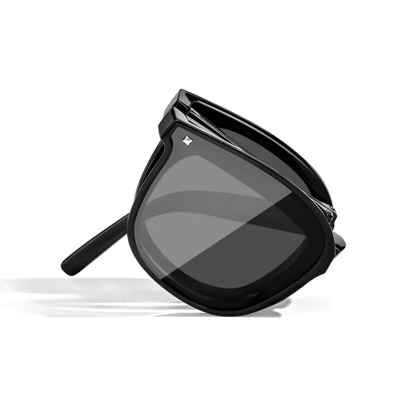 LASHION TR/Memory Plastic Square Sunglasses Unisex-9