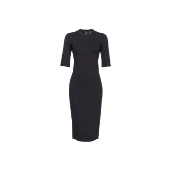 PINKO Logo embossed Knitted Dress