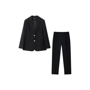 Miss Burde Business Suits Women's Black