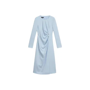 Yiner Long Sleeved Dresses Women's Light Blue