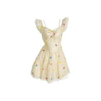 JOSR Short Sleeved Dresses Women's White