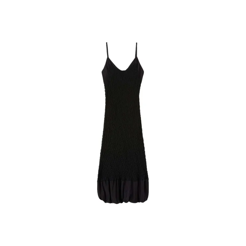 JIL SANDER SS24 Slip Dresses Women's Black-0