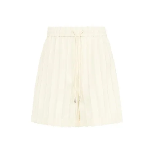 MEIYANG Casual Shorts Women's Beige