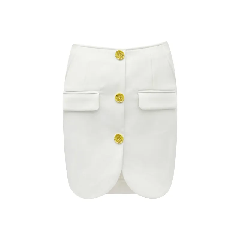 Valeria Obbaco Skirt Women's White-0