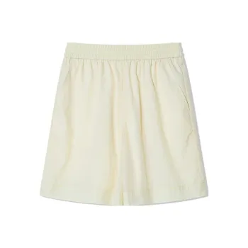 COVERINS Casual Shorts Women's Light Yellow