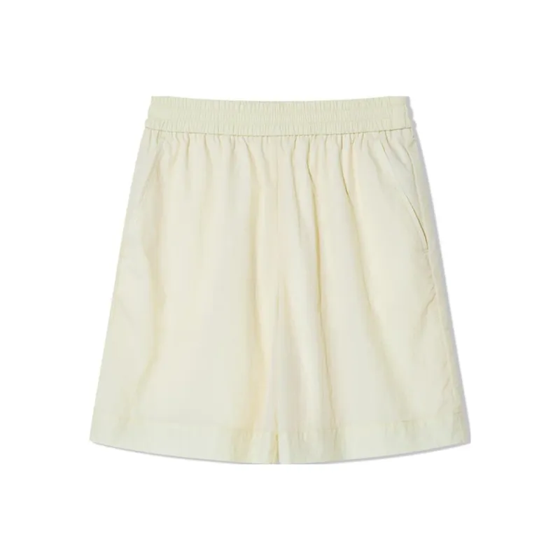 COVERINS Casual Shorts Women's Light Yellow-0