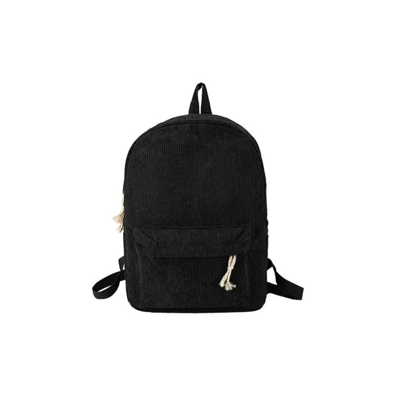 GEERDUN Corduroy Backpack Unisex Ecru, Gray, Black, Ginger Yellow, Green, Blue-8