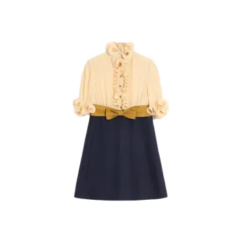 Valentino Crepe De Chine Mini Dress