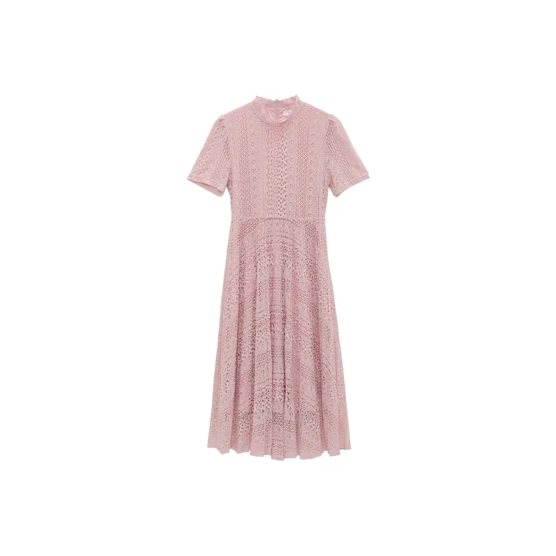 Fstudio Short Sleeved Dresses Women's Pink-0