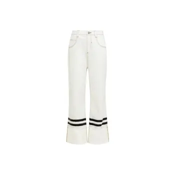 MEIYANG Jeans Women's White