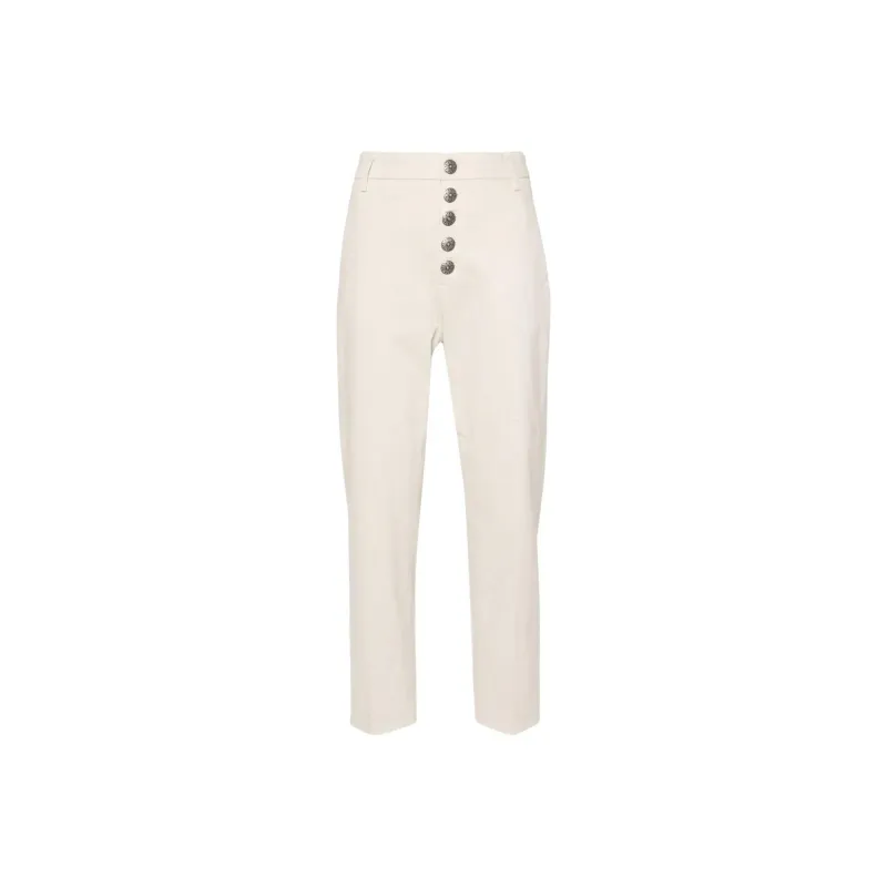 Dondup Nima Logo plaque Trousers-0